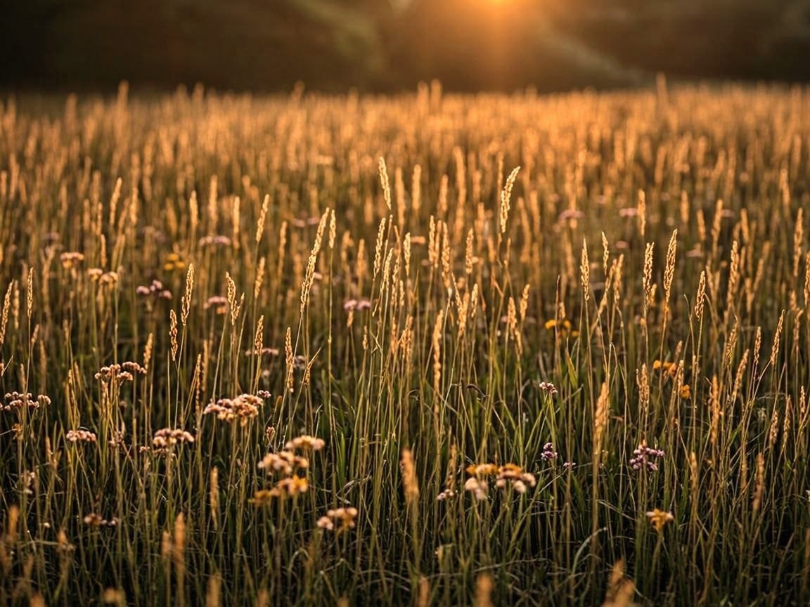 Тёплый вечер в поле 🌾 (проба фильтра «Тёплый»)